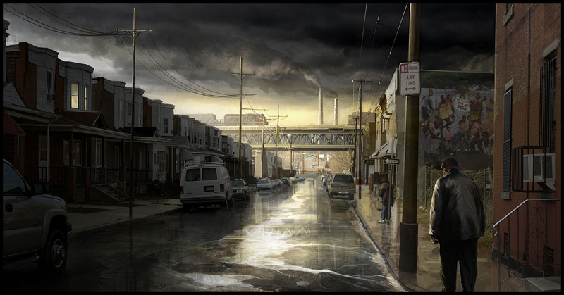 Illustration for article titled Don't Get Caught Out in Heavy Rain's Concept Art